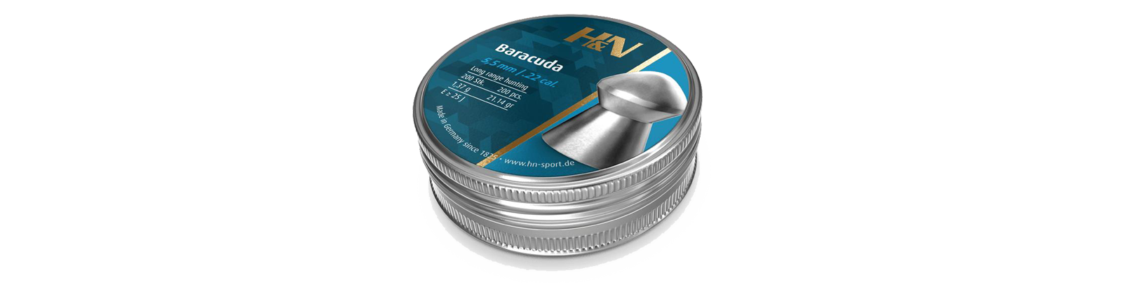 ساچمه H&N Baracuda .22 cal