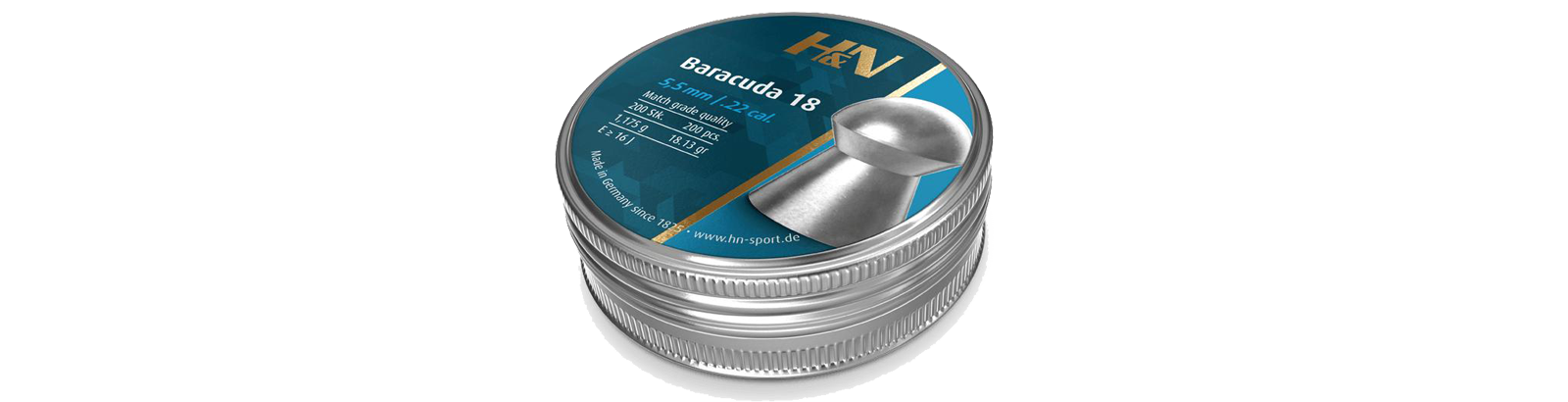 ساچمه H&N Baracuda18 .22 cal